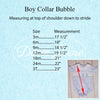 Cross Smocked Boy Collar Bubble